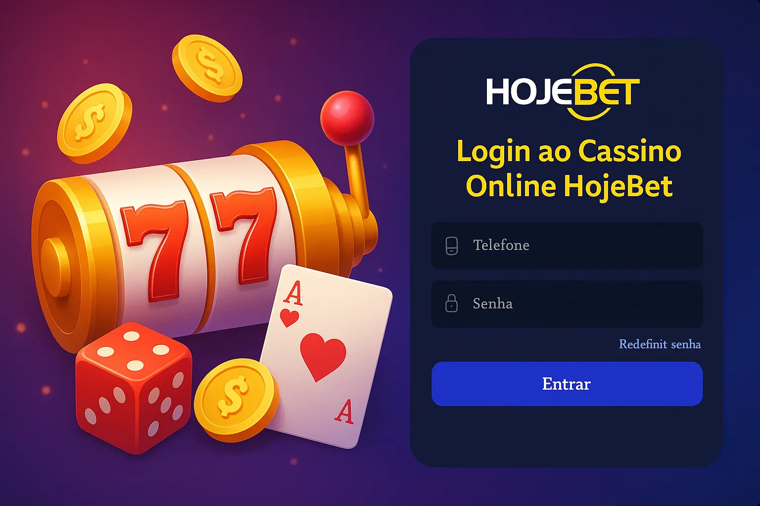 Login no Cassino HojeBet